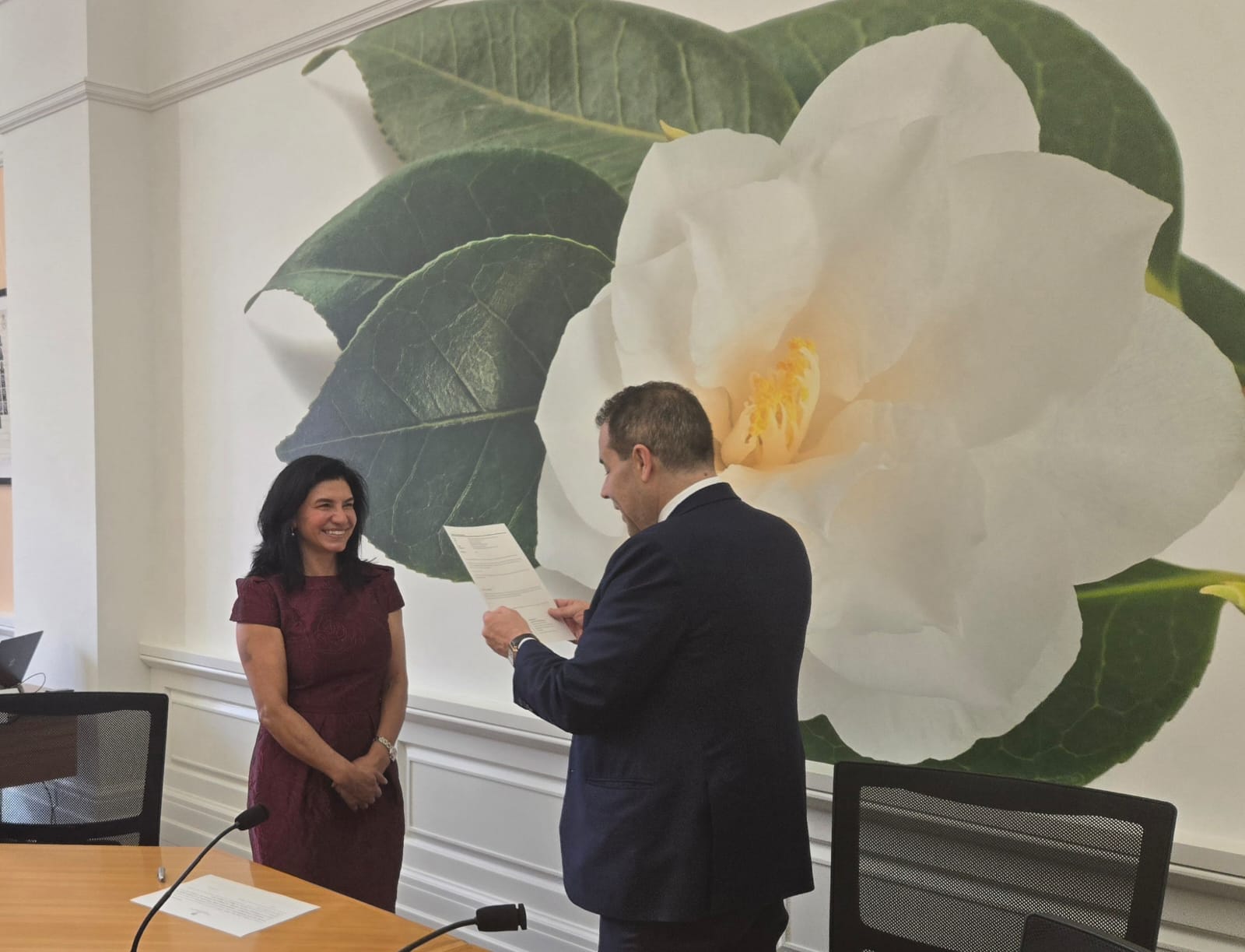 Isaura Duarte tomó posesión como Embajadora de Colombia en Nueva Zelanda